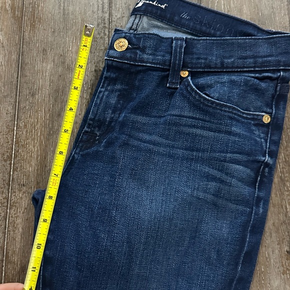 7 For All Mankind Indigo Skinny Jeans - Picture 9 of 12